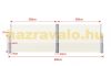 Windproof room divider outdoor and indoor screen double size 200x600 cm beige