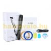 3D printer pen white magic pencil with LCD display for PLA and ABS wire + 3x3 meter PLA wire starter kit 