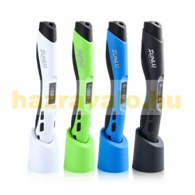   3D nyomtató toll fekete varázs ceruza LCD kijelzővel PLA és ABS huzalhoz + 3x3 méter PLA huzal kezdő készlet 