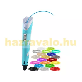   3D nyomtató toll - varázs ceruza LCD kijelzővel PLA és ABS huzalhoz + 3 x 3 méter PLA huzal kezdő készlet 