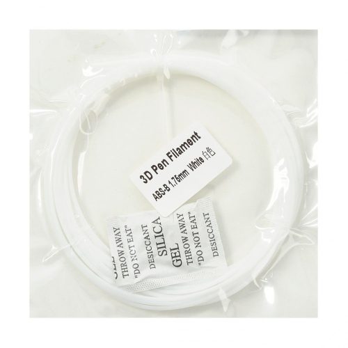 White PLA environmentally friendly wire for 3D printer pen 10 meters filament
