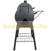 Locomotive grill, Smoker BBQ oven in the shape of a smoking locomotive