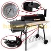 Locomotive grill, Smoker BBQ oven in the shape of a smoking locomotive