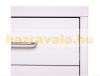 Steel drawer metal cabinet small cabinet Rolling filing container with 4 drawers 48x28x41 cm
