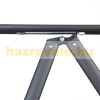 5-piece sofa set with aluminum frame, WPC table top in anthracite color