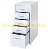 Steel drawer metal cabinet small cabinet Rolling filing container with 5 drawers 69x28x44 cm
