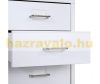 Steel drawer metal cabinet small cabinet Rolling filing container with 5 drawers 69x28x44 cm