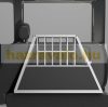 Dog transport mobile car cage carrier kennel 66x90x69 cm slanted back wall