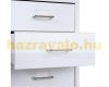 Steel drawer metal cabinet small cabinet Rolling filing container with 6 drawers 69x28x44 cm