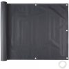 Balcony anti-view windbreak tarpaulin made of durable material, 90 cm wide, 6 meters long, anthracite
