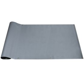   Erkély belátásgátló szélfogó ponyva tartós anyagból 90 cm széles 6 méter hosszú szürke