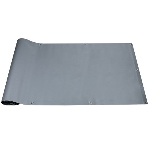Balcony anti-view windbreak tarpaulin made of durable material, 90 cm wide, 6 meters long, gray
