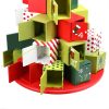 Advent calendar wooden calendar cube colorful eternal advent calendar