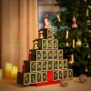 Advent calendar pyramidal calendar Christmas tree-shaped perpetual advent calendar