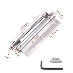   Ajtócsukó automatikus ajtózáró szerkezet alumínium ötvözetből 150 mm ezüst