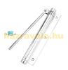 Door closer automatic door closing mechanism made of aluminum alloy 150 mm silver