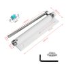 Door closer automatic door closing mechanism made of aluminum alloy white