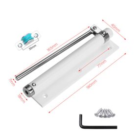   Ajtócsukó automatikus ajtózáró szerkezet alumínium ötvözetből fehér