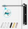 Door closer automatic door closing mechanism in black, white, silver, gold, rosegold colors made of aluminum alloy