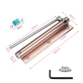   Ajtócsukó automatikus ajtózáró szerkezet alumínium ötvözetből rozéaarany 