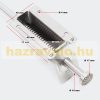 Long door support, stainless steel outdoor spring door support. Support height between the ground and the bottom of the door is 118-146mm. 