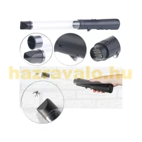   Akkumulátoros rovar és pók szívó Nagyfeszültségű rovarölő világítással - mint egy porszívó