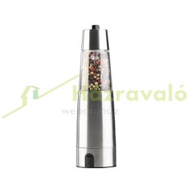   Akkumulátoros só- és borsörlő készlet, motoros sószóró és borsdarárló - USB töltés, nem elemes