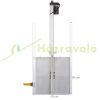 Door with linear actuator 30x30 cm door opener with light sensor, timer with remote control waterproof chicken coop door made of aluminum