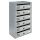 Condominium mailbox 6-piece indoor and outdoor wall-mounted gray CUBO CR letterbox galvanized painted steel