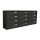 Condominium mailbox 12-piece indoor and outdoor wall-mounted anthracite SLIM 4x3 letterbox galvanized painted steel