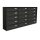 Condominium mailbox 15 pieces indoor and outdoor wall-mounted anthracite SLIM 5x3 letterbox galvanized painted steel