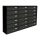 Condominium mailbox 18 pieces indoor and outdoor wall-mounted anthracite SLIM 6x3 letterbox galvanized painted steel