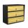 Condominium mailbox 3-piece indoor and outdoor wall-mounted anthracite - bronze SLIM letterbox galvanized painted steel