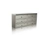 Apartment mailbox 6-piece indoor and outdoor wall-mounted gray SLIM 3x2 letterbox galvanized painted steel