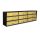 Condominium mailbox 9 pieces indoor and outdoor wall-mounted anthracite - bronze SLIM 3x3 letterbox galvanized painted steel