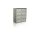 Condominium mailbox 4-piece indoor and outdoor wall-mounted gray SLIM letterbox galvanized painted steel