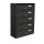 Apartment mailbox 5-piece indoor and outdoor wall-mounted anthracite SLIM letterbox galvanized painted steel