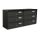 Condominium mailbox 6-piece indoor and outdoor wall-mounted anthracite SLIM 3x2 letterbox galvanized painted steel