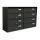 Condominium letterbox 8-piece indoor and outdoor wall-mounted anthracite SLIM 4x2 letterbox galvanized painted steel