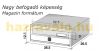 Condominium mailbox 8-piece indoor and outdoor wall-mounted gray SLIM 4x2 letterbox galvanized painted steel