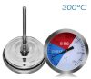 Smoker thermometer grill thermometer stainless smoker analog thermometer 10-300℃