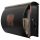 Antique wall letterbox curved retro mailbox with newspaper holder black-bronze