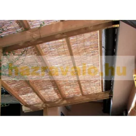   Árnyékoló vékony szálas nádszőnyeg 100x300 cm nádfonat télikert üvegház terasztető alá vagy ablakba