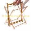 Folding table with removable tray bamboo tray table 63.5x55x35 cm