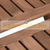 Folding table square wooden side table in brown color for both outdoor and indoor use 