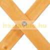 Folding table square wooden side table in natural color for both indoor and outdoor use 