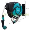 Automatic sprinkler hose 10 m hose retractable slag roll-up hose wall-mounted garden hose reel