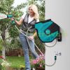 Automatic sprinkler hose 15 m hose retractable slag roll-up hose wall-mounted garden hose reel