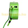 Automatic sprinkler hose holder with spring winding, retractable slag roll-up with 15 m hose