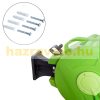 Automatic sprinkler hose holder with spring winding, retractable slag roll-up with 15 m hose